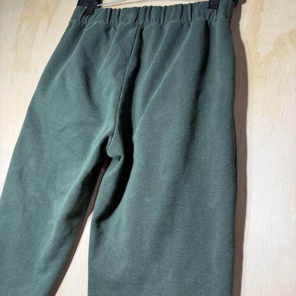 Brandy Melville Green Jogger Sweatpants Elastic Waist Fleece Lounge Pants - Picture 7 of 10